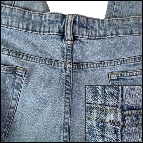 Lee Riveted Ultimate 5 High Rise Relaxed Fit Denim Capri Jeans Plus Size 20W - Picture 6 of 12